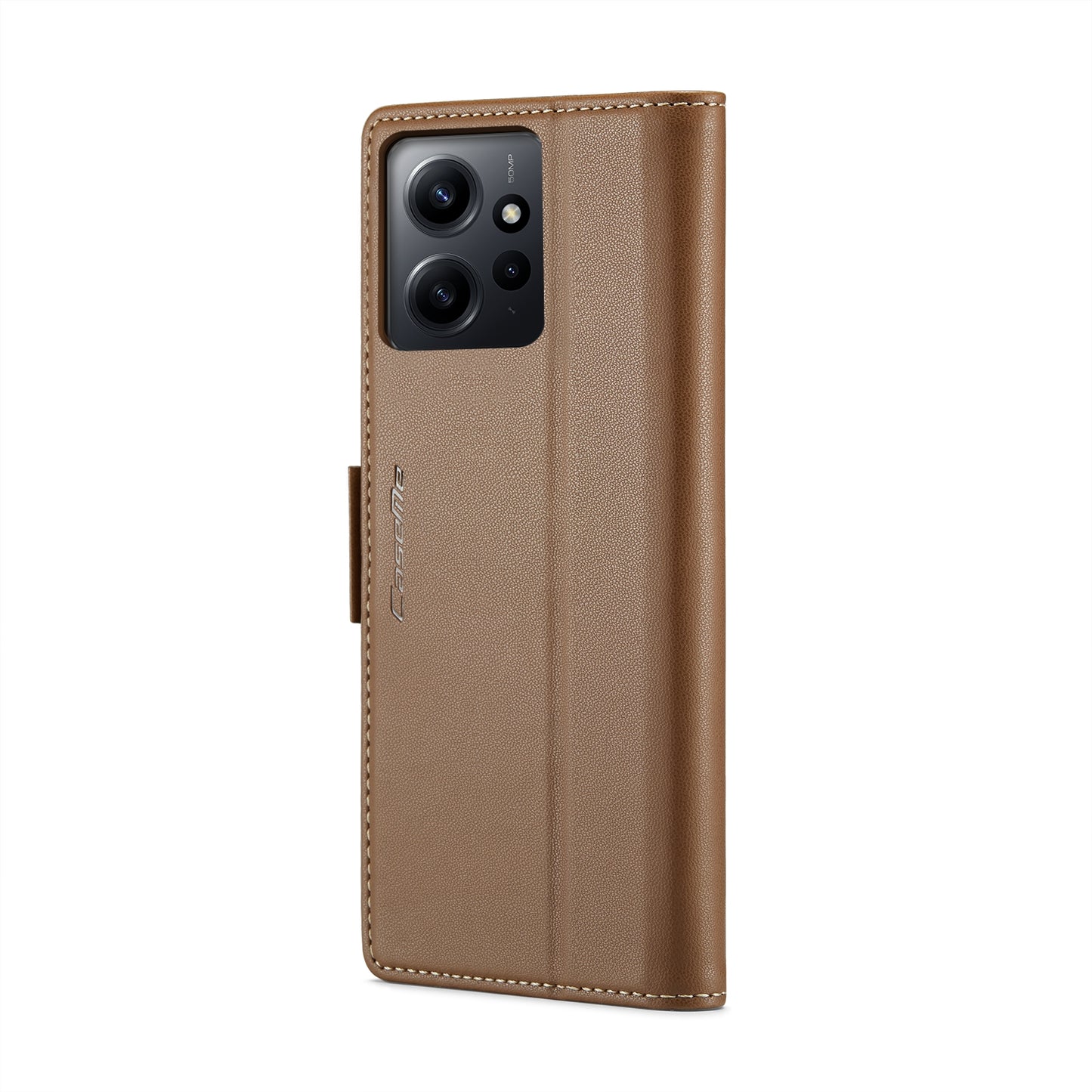 Xiaomi Redmi Note 12 4G Leather Wallet Case - RFID Blocking, Stand Function, Card Slots