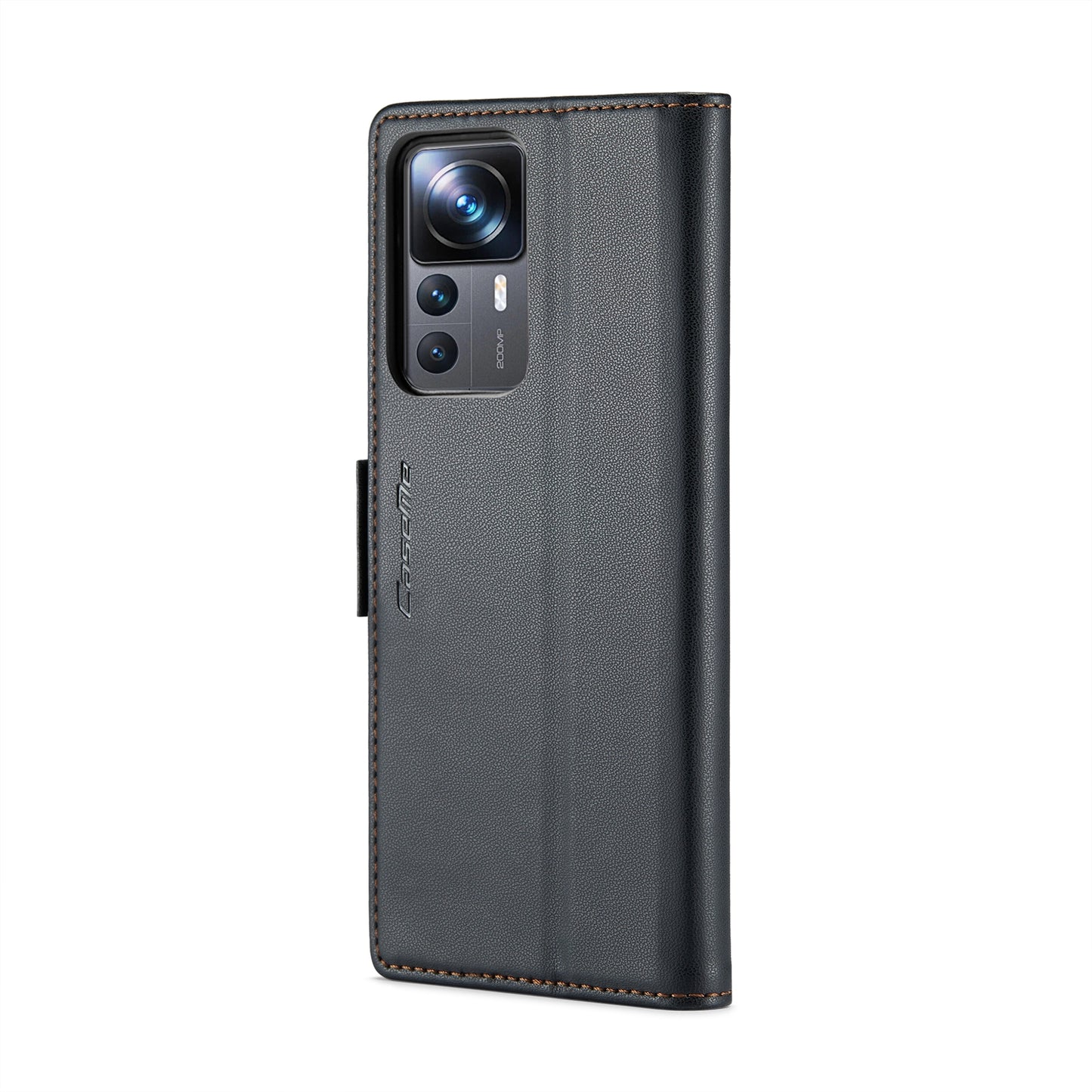 Xiaomi Redmi K50 Ultra Leather Wallet Case - RFID Blocking, Stand Function, Card Slots