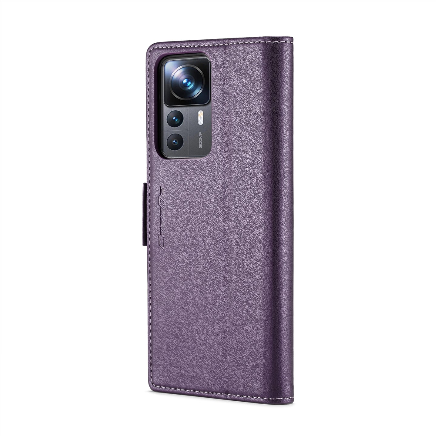 Xiaomi Redmi K50 Ultra Leather Wallet Case - RFID Blocking, Stand Function, Card Slots