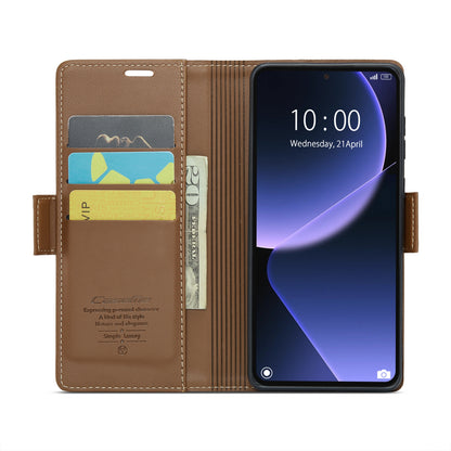 Xiaomi 13T/13T Pro Leather Wallet Case - RFID Blocking, Stand Function, Card Slots