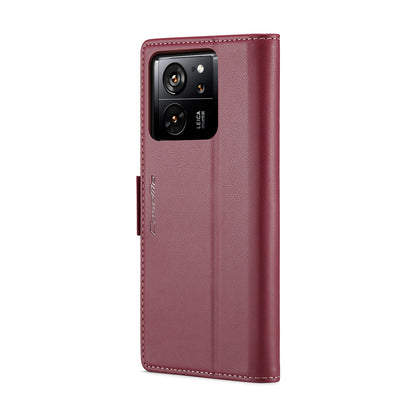 Xiaomi 13T/13T Pro Leather Wallet Case - RFID Blocking, Stand Function, Card Slots