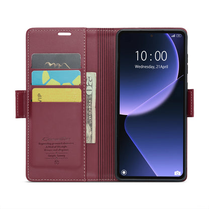 Xiaomi 13T/13T Pro Leather Wallet Case - RFID Blocking, Stand Function, Card Slots