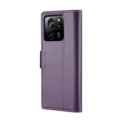 Xiaomi 13T/13T Pro Leather Wallet Case - RFID Blocking, Stand Function, Card Slots