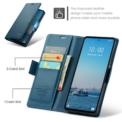 Xiaomi Note 12R Leather Wallet Case - RFID Blocking, Stand Function, Card Slots