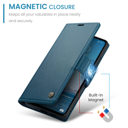 Xiaomi Redmi 12 4G／12 5G Leather Wallet Case - RFID Blocking, Stand Function, Card Slots