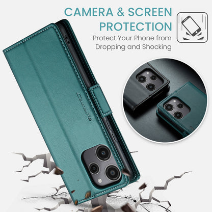 Xiaomi POCO M6 Pro 5G Leather Wallet Case - RFID Blocking, Stand Function, Card Slots