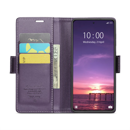 Xiaomi 14 Leather Wallet Case - RFID Blocking, Stand Function, Card Slots