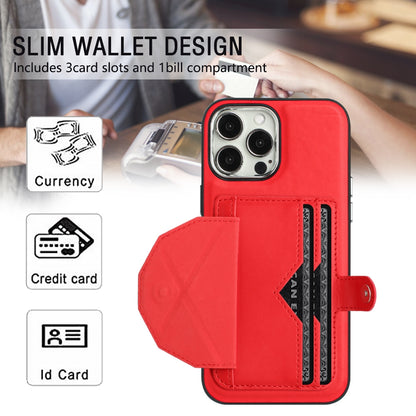 iPhone 14 Pro Max Shockproof Leather Phone Case with Card Holder - Stylish, Durable, and Convenient