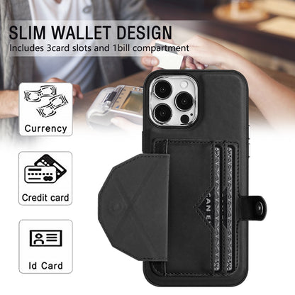 iPhone 14 Pro Max Shockproof Leather Phone Case with Card Holder - Stylish, Durable, and Convenient