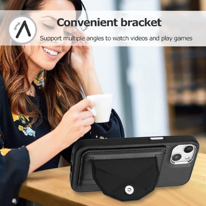iPhone 13 Shockproof Leather Phone Case with Card Holder - Stylish, Durable, and Convenient