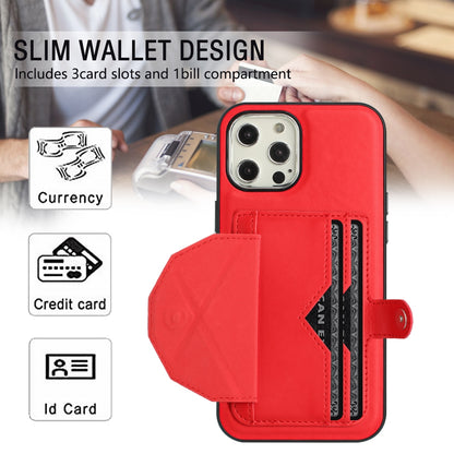 iPhone 12 Pro Max Shockproof Leather Phone Case with Card Holder - Stylish, Durable, and Convenient