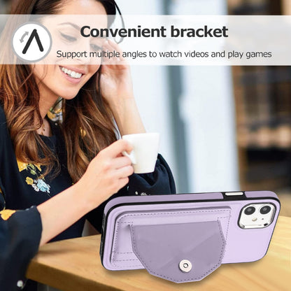 iPhone 11 Shockproof Leather Phone Case with Card Holder - Stylish, Durable, and Convenient