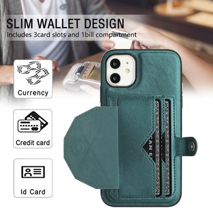 iPhone 11 Shockproof Leather Phone Case with Card Holder - Stylish, Durable, and Convenient