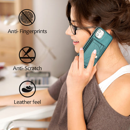 iPhone 11 Shockproof Leather Phone Case with Card Holder - Stylish, Durable, and Convenient