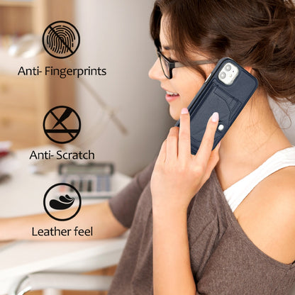 iPhone 11 Shockproof Leather Phone Case with Card Holder - Stylish, Durable, and Convenient