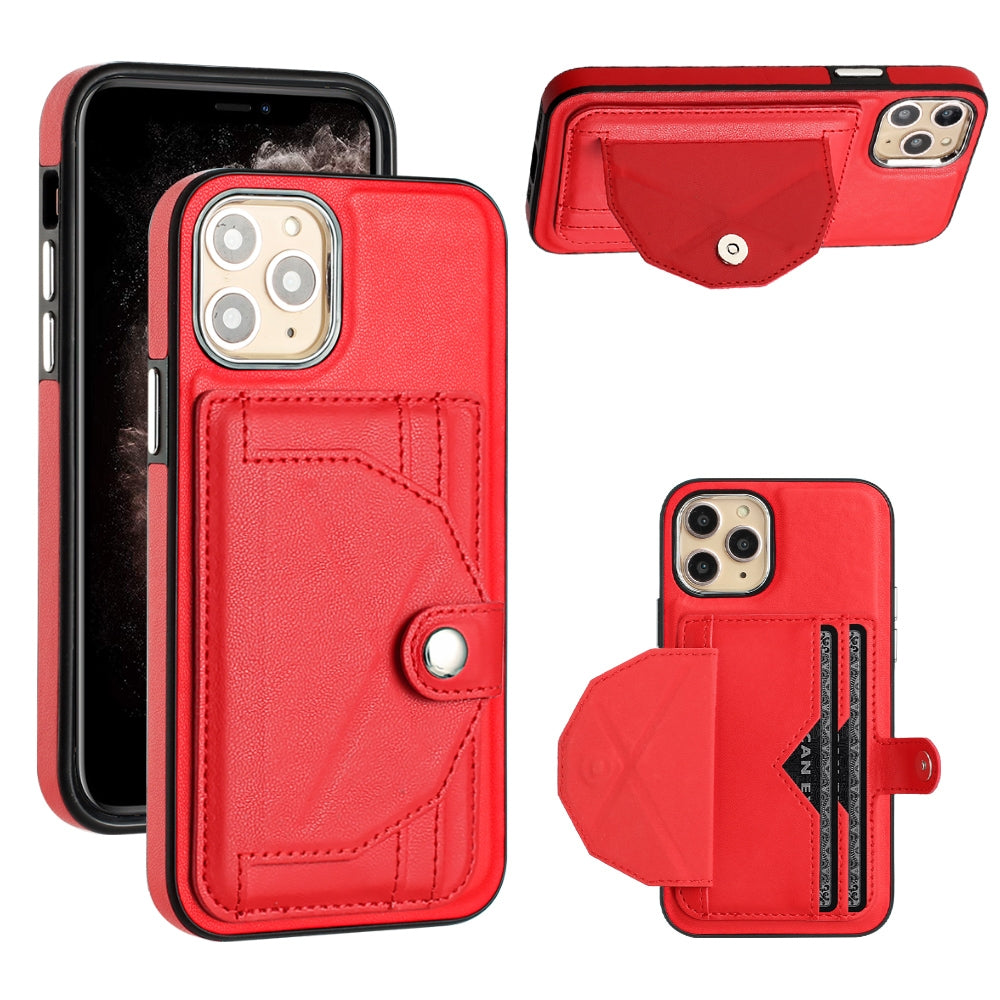 iPhone 11 Pro Shockproof Leather Phone Case with Card Holder - Stylish, Durable, and Convenient