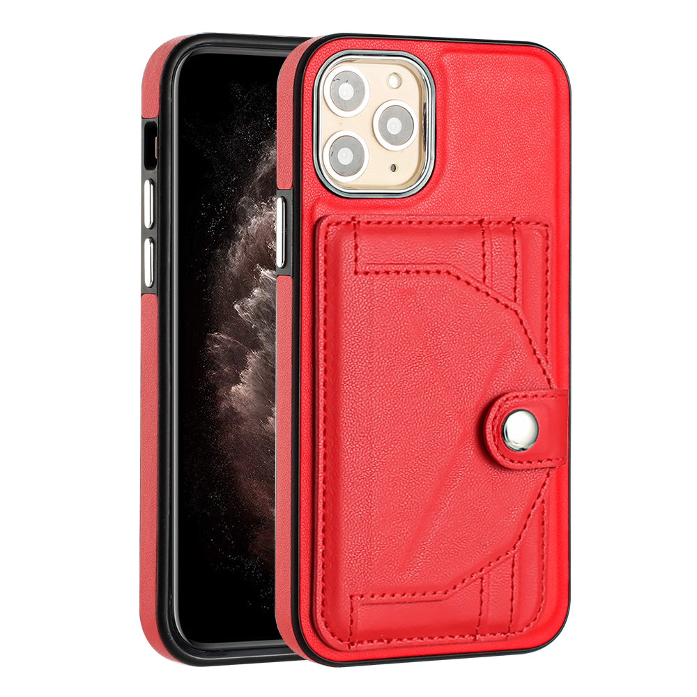 iPhone 11 Pro Shockproof Leather Phone Case with Card Holder - Stylish, Durable, and Convenient