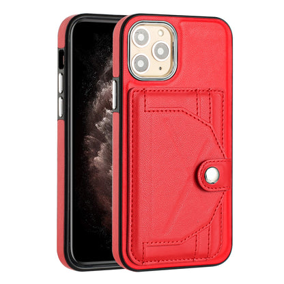 iPhone 11 Pro Shockproof Leather Phone Case with Card Holder - Stylish, Durable, and Convenient