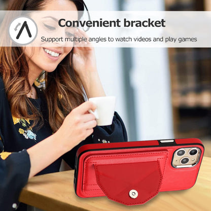iPhone 11 Pro Shockproof Leather Phone Case with Card Holder - Stylish, Durable, and Convenient