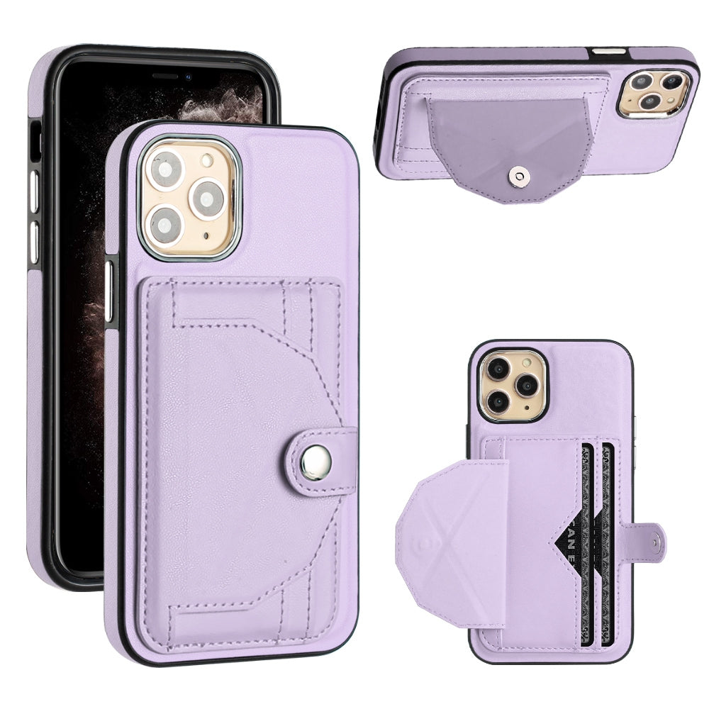 iPhone 11 Pro Shockproof Leather Phone Case with Card Holder - Stylish, Durable, and Convenient