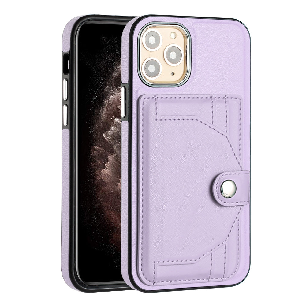 iPhone 11 Pro Shockproof Leather Phone Case with Card Holder - Stylish, Durable, and Convenient