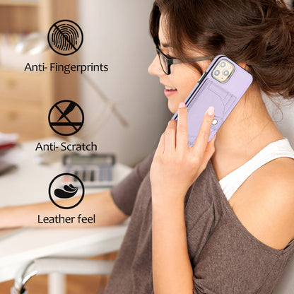 iPhone 11 Pro Shockproof Leather Phone Case with Card Holder - Stylish, Durable, and Convenient