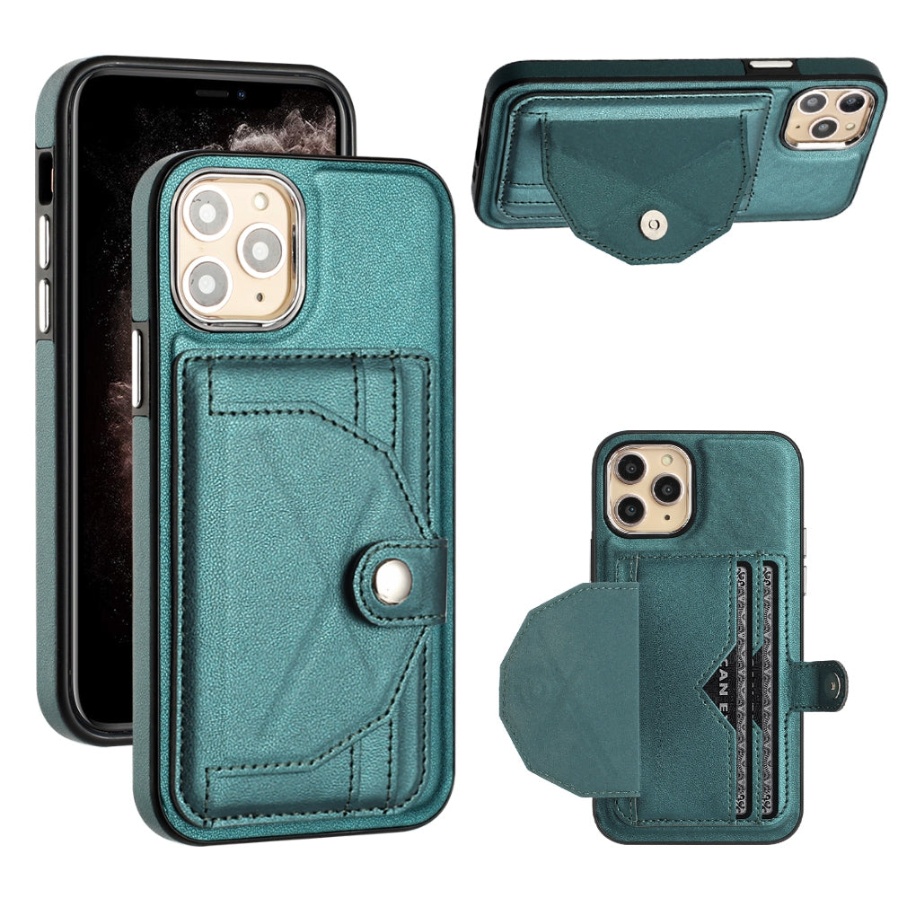 iPhone 11 Pro Shockproof Leather Phone Case with Card Holder - Stylish, Durable, and Convenient