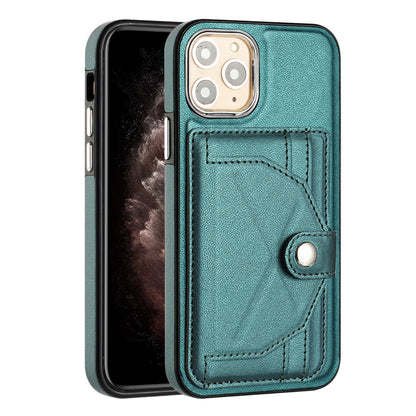iPhone 11 Pro Shockproof Leather Phone Case with Card Holder - Stylish, Durable, and Convenient