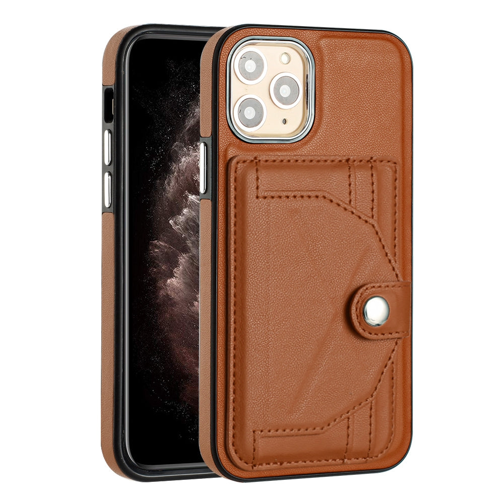 iPhone 11 Pro Shockproof Leather Phone Case with Card Holder - Stylish, Durable, and Convenient