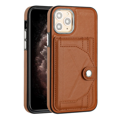 iPhone 11 Pro Shockproof Leather Phone Case with Card Holder - Stylish, Durable, and Convenient