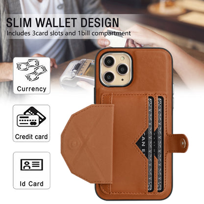 iPhone 11 Pro Shockproof Leather Phone Case with Card Holder - Stylish, Durable, and Convenient