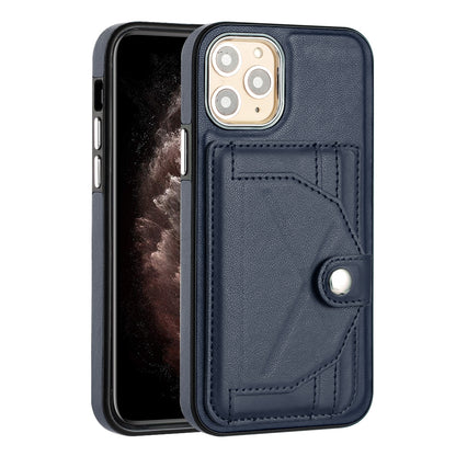 iPhone 11 Pro Shockproof Leather Phone Case with Card Holder - Stylish, Durable, and Convenient