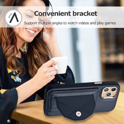 iPhone 11 Pro Shockproof Leather Phone Case with Card Holder - Stylish, Durable, and Convenient