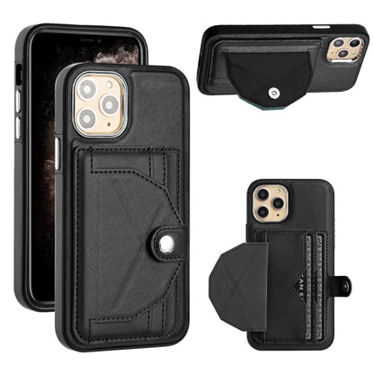 iPhone 11 Pro Shockproof Leather Phone Case with Card Holder - Stylish, Durable, and Convenient