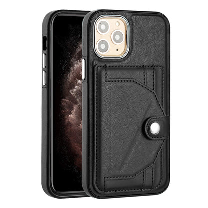 iPhone 11 Pro Shockproof Leather Phone Case with Card Holder - Stylish, Durable, and Convenient
