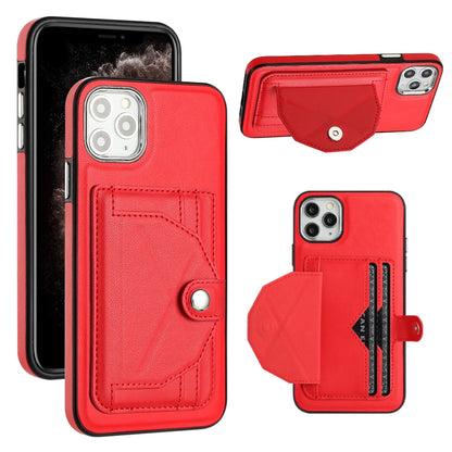iPhone 11 Pro Max Shockproof Leather Phone Case with Card Holder - Stylish, Durable, and Convenient