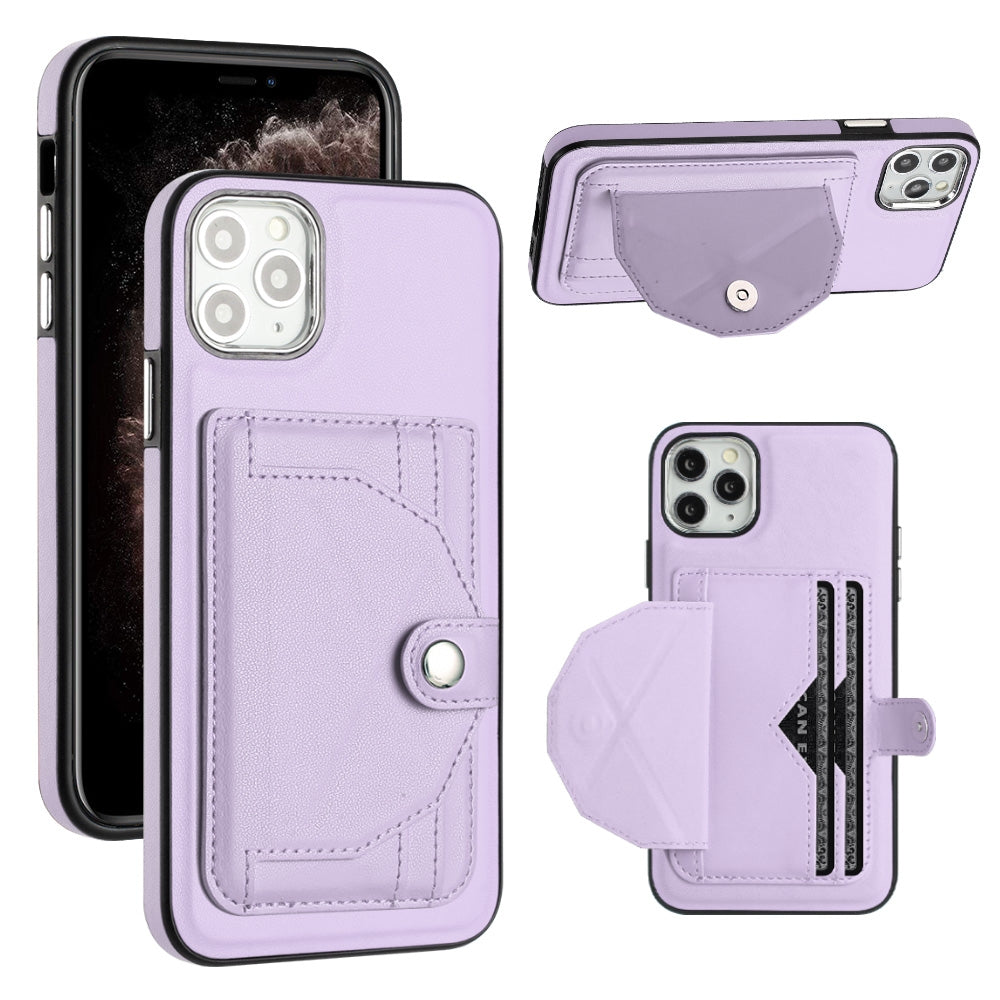 iPhone 11 Pro Max Shockproof Leather Phone Case with Card Holder - Stylish, Durable, and Convenient