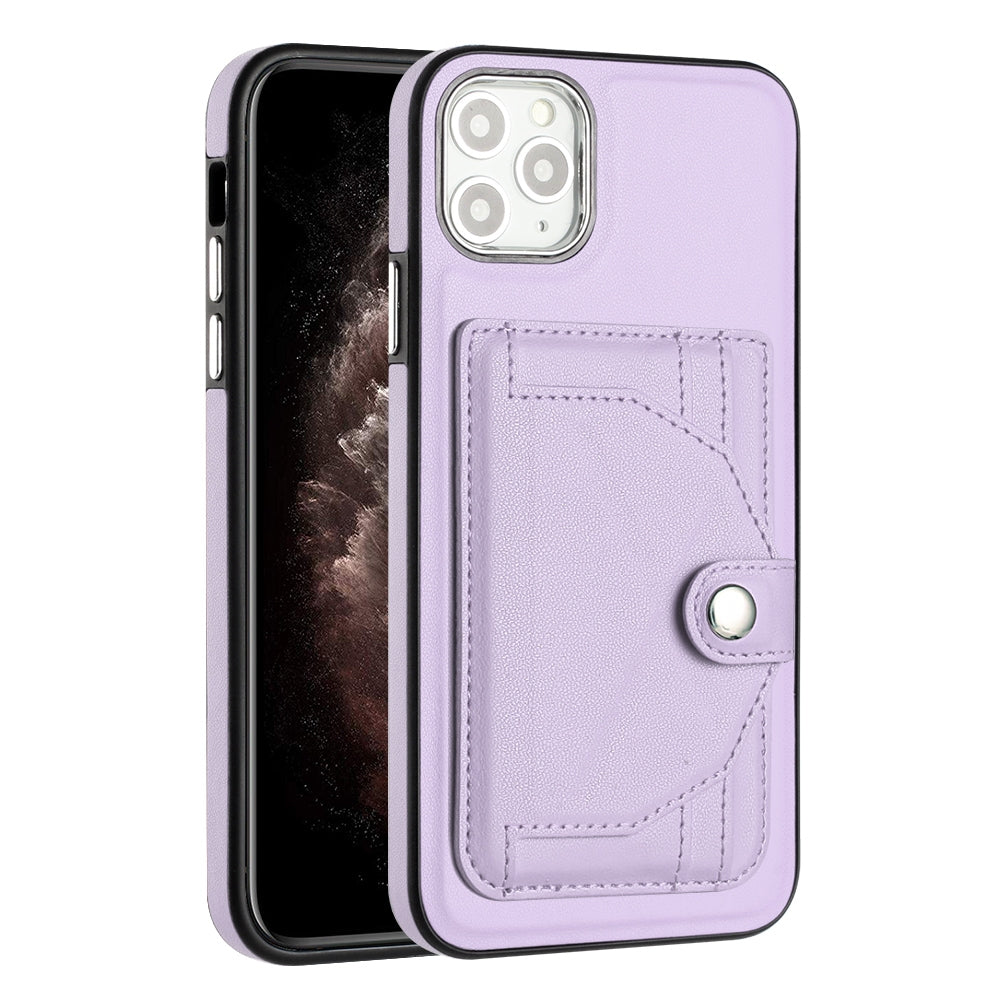 iPhone 11 Pro Max Shockproof Leather Phone Case with Card Holder - Stylish, Durable, and Convenient