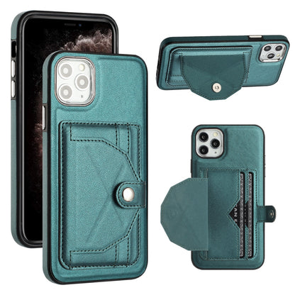 iPhone 11 Pro Max Shockproof Leather Phone Case with Card Holder - Stylish, Durable, and Convenient