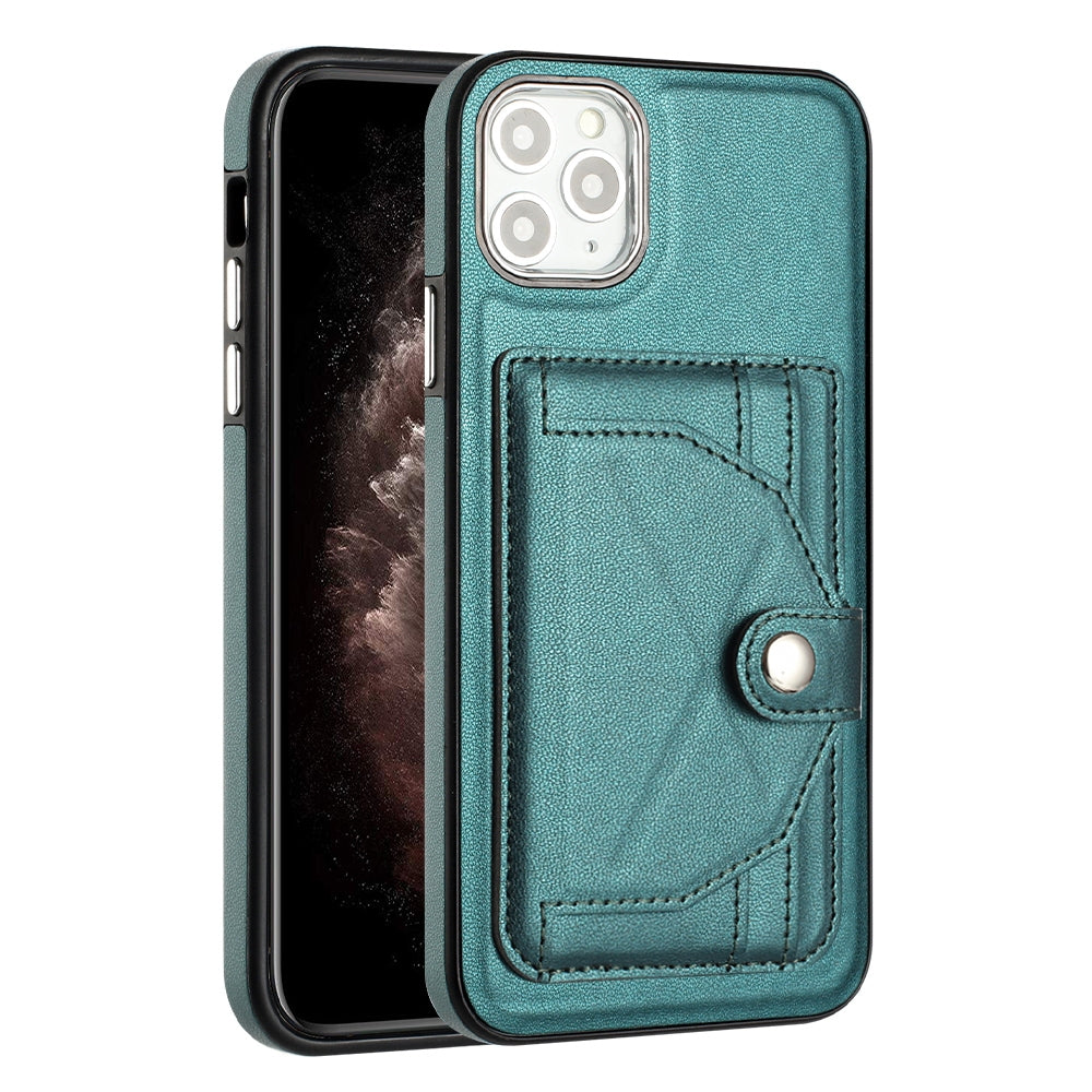 iPhone 11 Pro Max Shockproof Leather Phone Case with Card Holder - Stylish, Durable, and Convenient