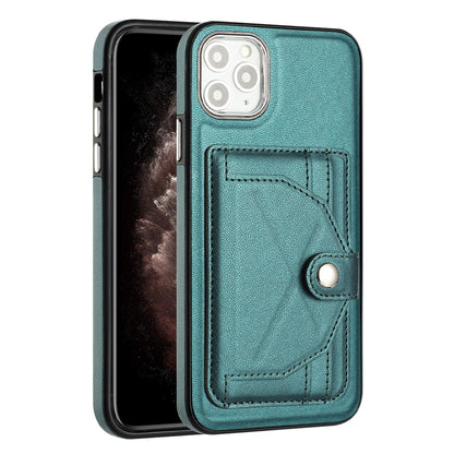 iPhone 11 Pro Max Shockproof Leather Phone Case with Card Holder - Stylish, Durable, and Convenient