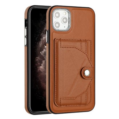 iPhone 11 Pro Max Shockproof Leather Phone Case with Card Holder - Stylish, Durable, and Convenient