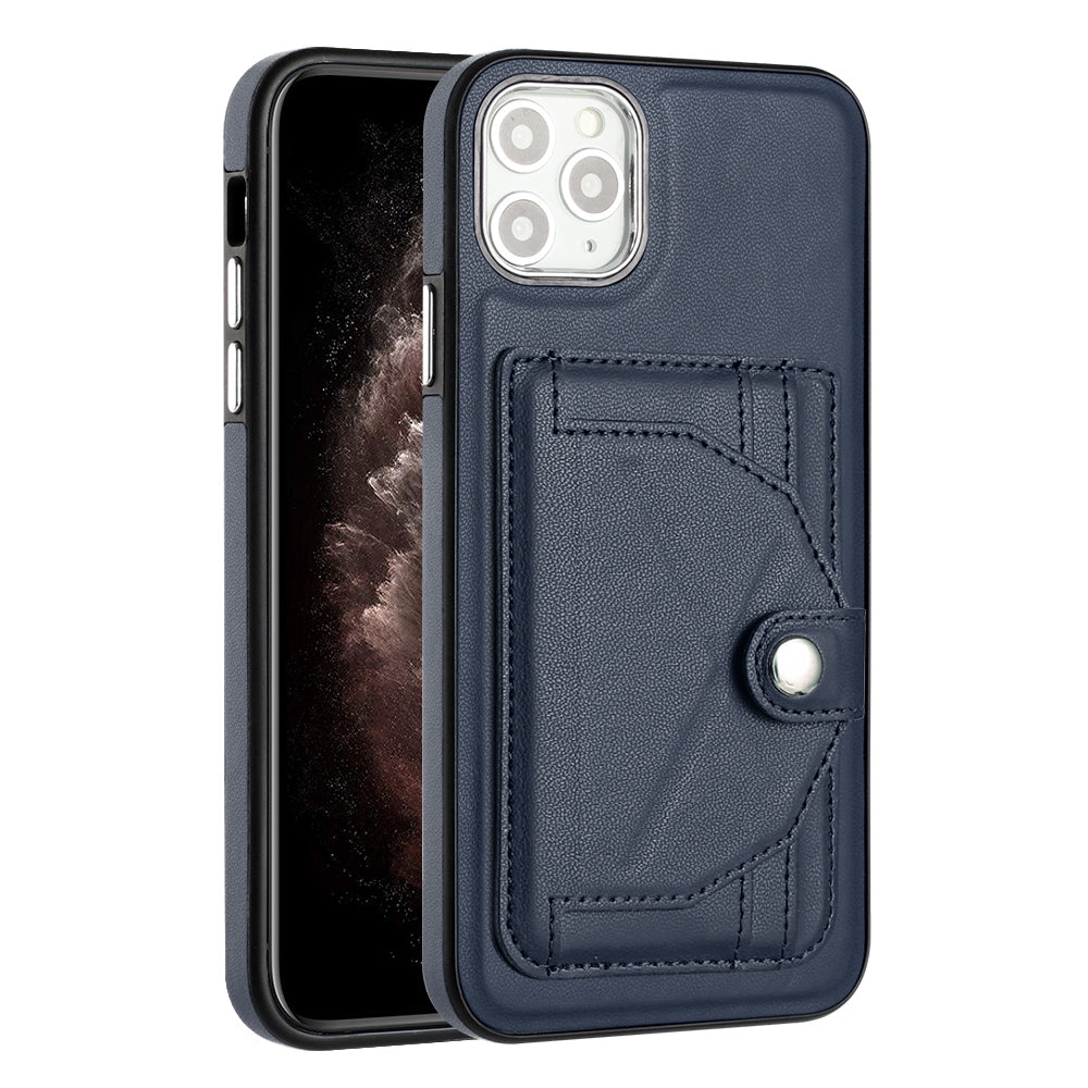 iPhone 11 Pro Max Shockproof Leather Phone Case with Card Holder - Stylish, Durable, and Convenient