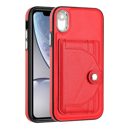 iPhone XR Shockproof Leather Phone Case with Card Holder - Stylish, Durable, and Convenient