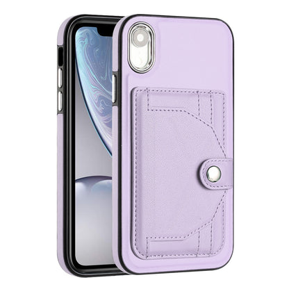 iPhone XR Shockproof Leather Phone Case with Card Holder - Stylish, Durable, and Convenient