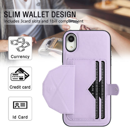 iPhone XR Shockproof Leather Phone Case with Card Holder - Stylish, Durable, and Convenient