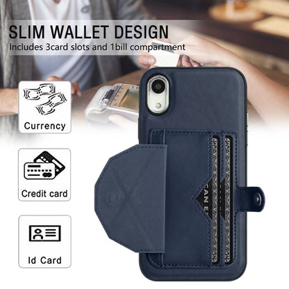 iPhone XR Shockproof Leather Phone Case with Card Holder - Stylish, Durable, and Convenient