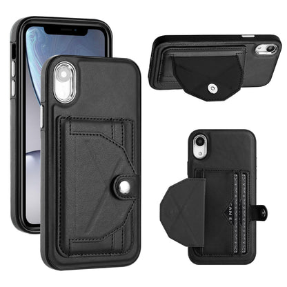 iPhone XR Shockproof Leather Phone Case with Card Holder - Stylish, Durable, and Convenient