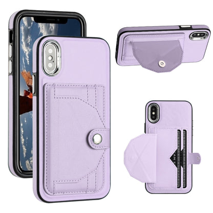 iPhone X Shockproof Leather Phone Case with Card Holder - Stylish, Durable, and Convenient