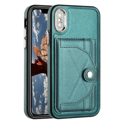 iPhone X Shockproof Leather Phone Case with Card Holder - Stylish, Durable, and Convenient